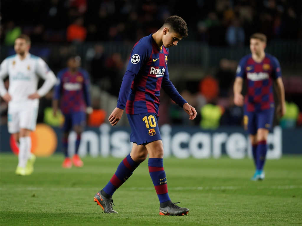 神情凝重！亚马尔欧冠失利后黯然离场梅